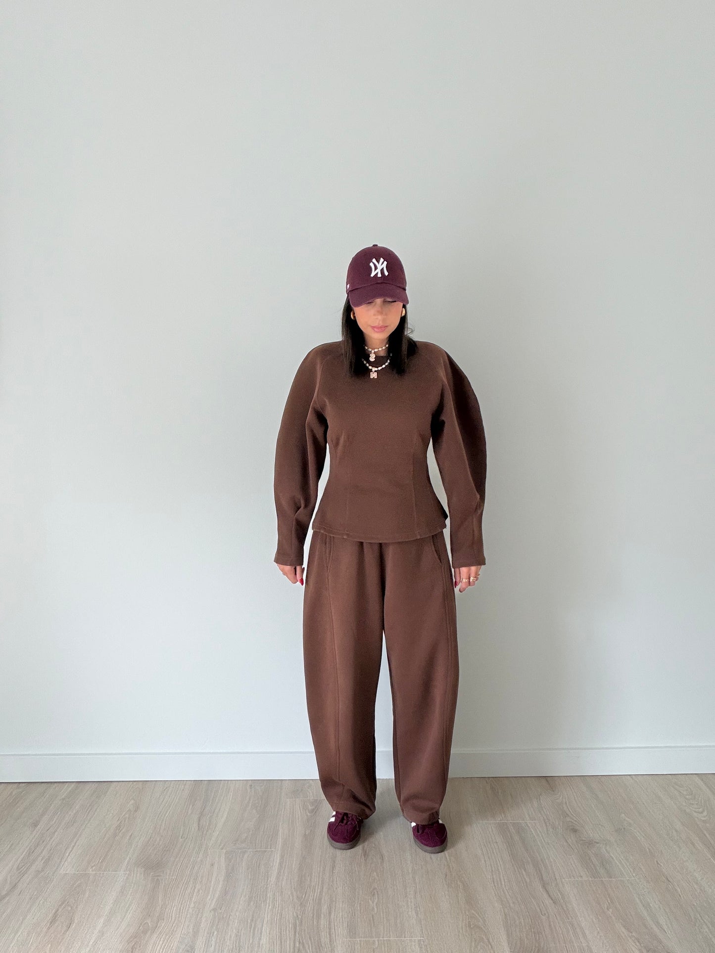 Olivia Sweat set - CHOCO