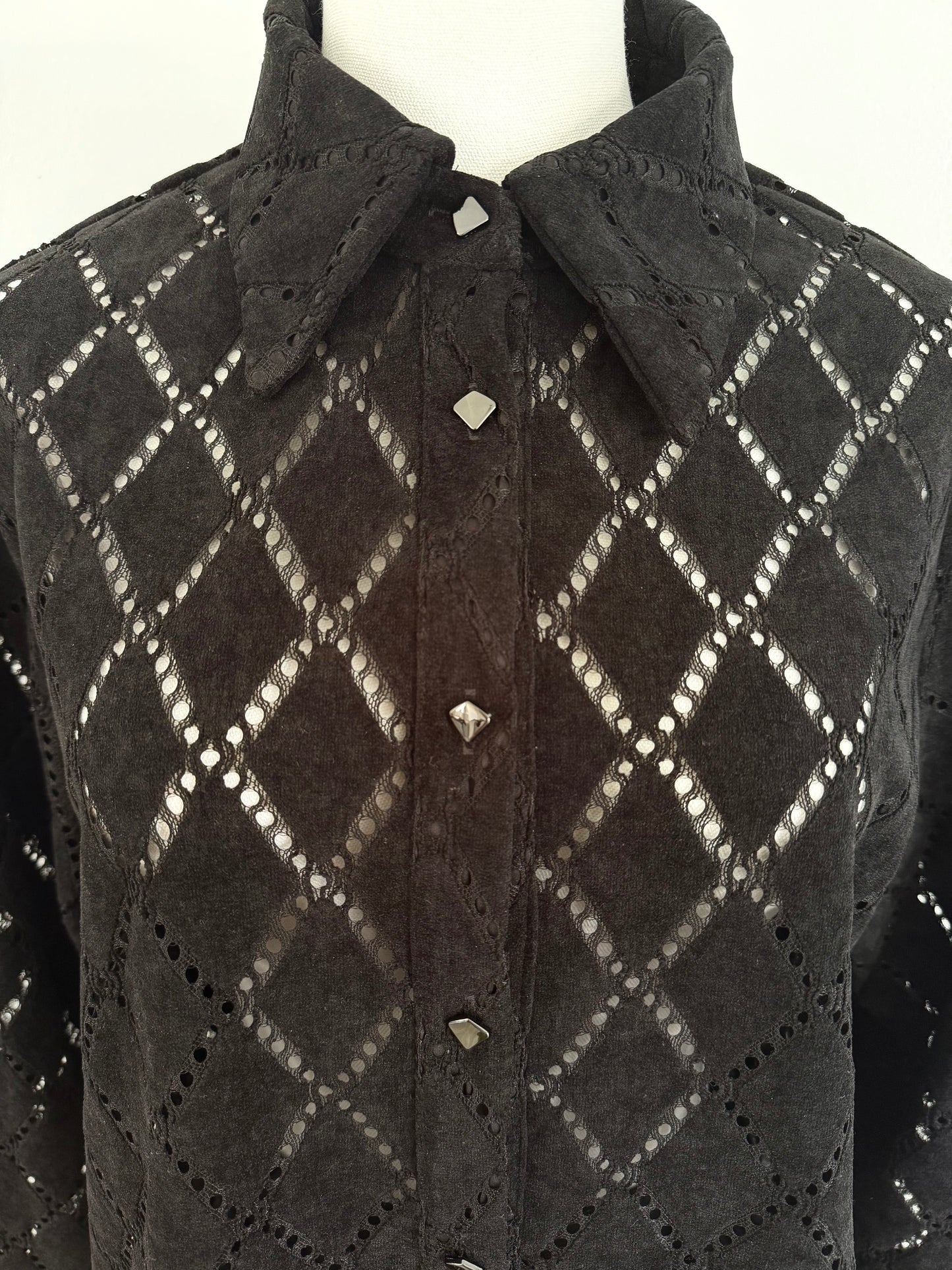 Pina Suede Button-Up Shirt